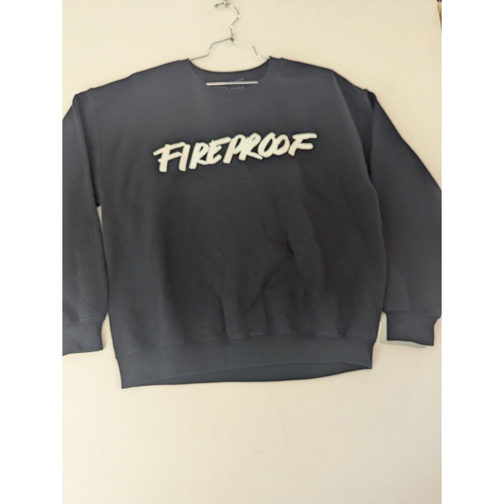 Troye Sivan Fireproof Sweatshirt Women’s Large Black Logo Long Sleeve Ladies